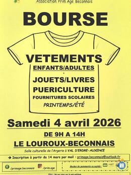 Image Bourse aux vêtements, jouets, puériculture printemps.été (photo 1)