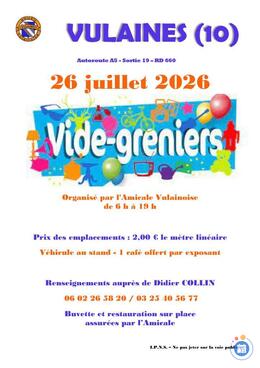 Image Vide greniers de vulaines (photo 1)