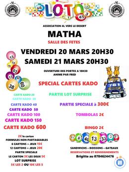 Image Super Loto a but humanitaire les 4L du désert (photo 1)