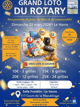 Image Grand loto du Rotary - salle Franklin le Havre (photo 1)