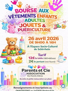 Image Bourse aux vetements enfants adultes, jouets et puériculture (photo 1)