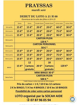 Image Loto de la socah aide (photo 1)
