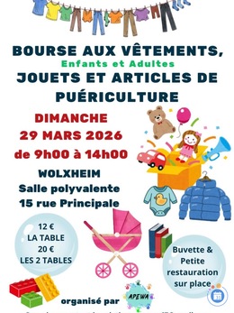 Image Bourse de puériculture, jouets et vêtements (photo 1)