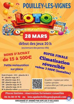 Image Loto APE les 3 villages (photo 1)