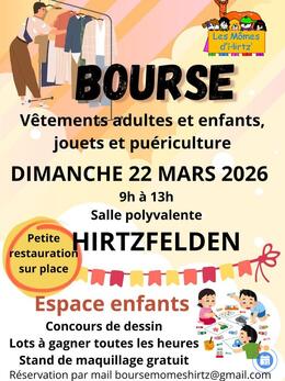 Image Bourse aux vêtements enfants, adultes, jouets et puéricultur (photo 1)