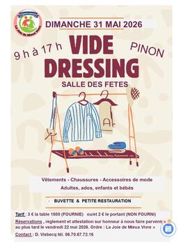 Image Vide-dressing en salle des fêtes de Pinon 02 (photo 1)
