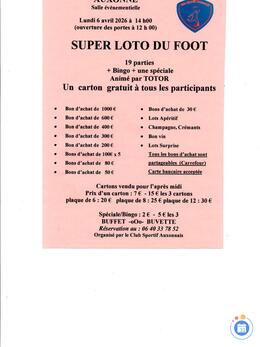 Image Super loto du Foot d'Auxonne (photo 1)