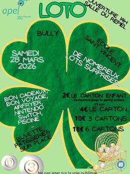 Image Loto APEL école Saint Vincent (photo 1)