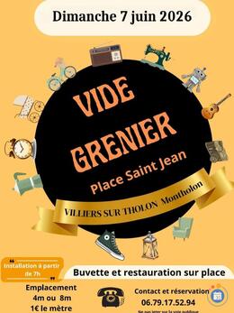 Image Vide grenier de Villiers sur Tholon (photo 1)