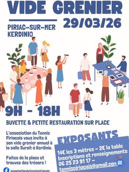 Image Vide-greniers de l'Association du Tennis Piriacais (photo 1)