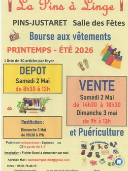 Image Bourse aux Vêtements et Puériculture PRINTEMPS - ETE (photo 1)