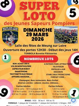 Image Super loto des Jeunes Sapeurs Pompiers de Meung sur Loire (photo 1)