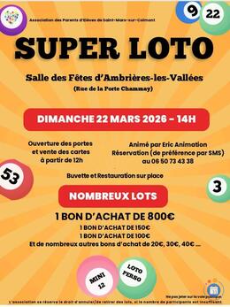 Image Super Loto Eric Animation APE Saint-Mars-sur-Colmont (photo 1)
