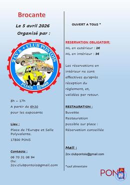 Image Brocante annuelle du 2cv et plus club pontois (photo 1)