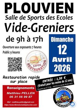Image Vide greniers du TTB moto club de Plouvien (photo 1)