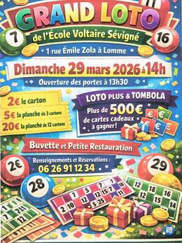 Image GRAND LOTO de l'école Voltaire-Sévigné de LOMME (photo 1)
