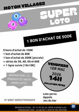 Image Super loto organise par le club de l'amitie (photo 1)