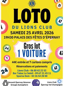 Image Loto lions club epernay val champagne (photo 1)