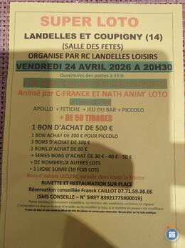 Image Super loto organise par rc landelles loisirs (photo 1)