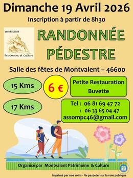 Image Randonnée Pédestre du 19 Avril 2026 - Montvalent (photo 1)