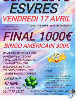 Image Loto pour assoc nouveau départ animé par karine (photo 1)