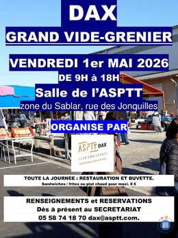 Image Grand vide grenier de l'asptt dax (photo 1)