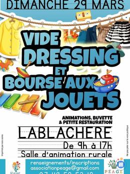 Image Vide-dressing et Bourse aux jouets - Lablachère (photo 1)