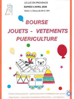 Image Bourse aux jouets, livres, puericulture et vetements 0-16ans (photo 1)