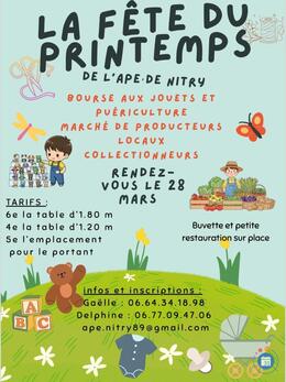 Image Foire de printemps bourse aux jouets vêtements puériculture (photo 1)