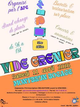 Image Grand vide grenier de montbrun bocage 3ème édition (photo 1)