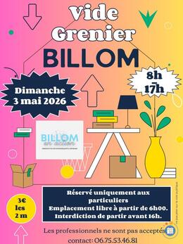 Image vide grenier association des commerçants 'Billom en action' (photo 1)