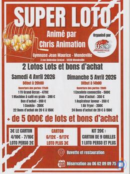Image Super loto uso mondeville anime par chris animation (photo 1)