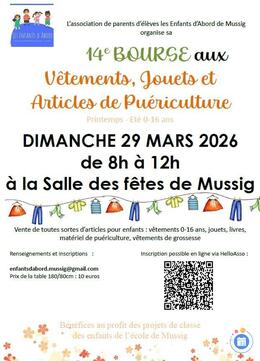 Image Bourse aux vêtements, jouets et articles de puériculture (photo 1)