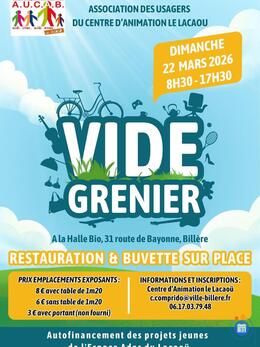 Image Vide Grenier de l'association AUCAB (photo 1)