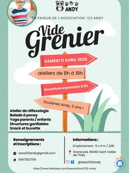 Image Vide Grenier et journée des familles - Asso 123 Andy (photo 1)