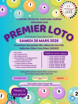 Image Loto Fontaine Guerin salle des fêtes Yvon péan (photo 1)