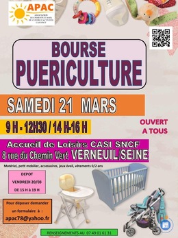 Image Bourse puériculture et vêtements jusqu’à 2 ans (photo 1)