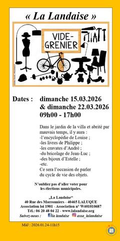 Image Vide-grenier de l'association culturelle 'La Landaise' (photo 1)
