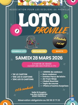 Image Loto pour les écoliers de Proville (photo 1)