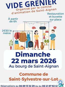 Image Vide Grenier du comité d'animation de Saint-Aignan (photo 1)