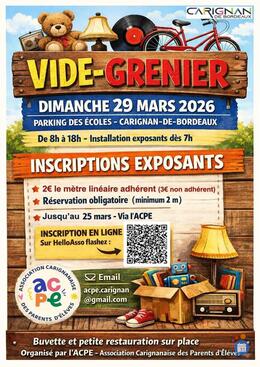 Image Vide grenier Carignan-de-Bordeaux (photo 1)