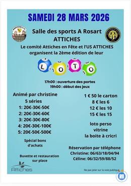 Image Loto organisé par le Comité Attiches en Fête et L'US Attiche (photo 1)