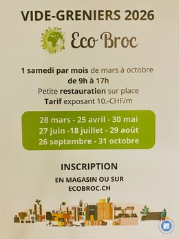 Image Vide Grenier 2026 Chez EcoBroc (photo 1)
