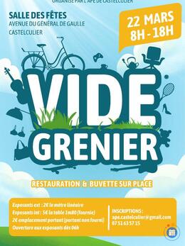 Image Vide greniers de printemps de l'APE de Castelculier (photo 1)