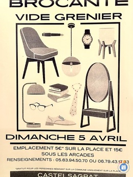 Image Vide grenier , Brocante de Paques (photo 1)