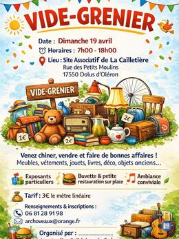 Image Vide Grenier des Jardins Solidaires de Dolus (photo 1)