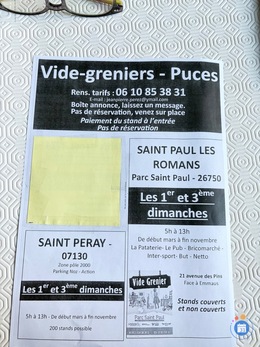Image Vide greniers les 1 er et 3 eme. Dimanches (photo 1)