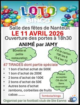 Image Loto, organisé par le FC Sainte-Eanne, animé par Jamy (photo 1)