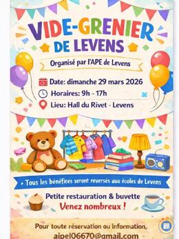 Image Vide grenier de l'APE de Levens (photo 1)