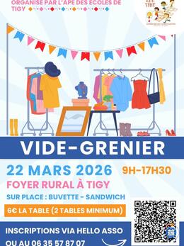 Image Vide grenier de l'APE de Tigy (photo 1)